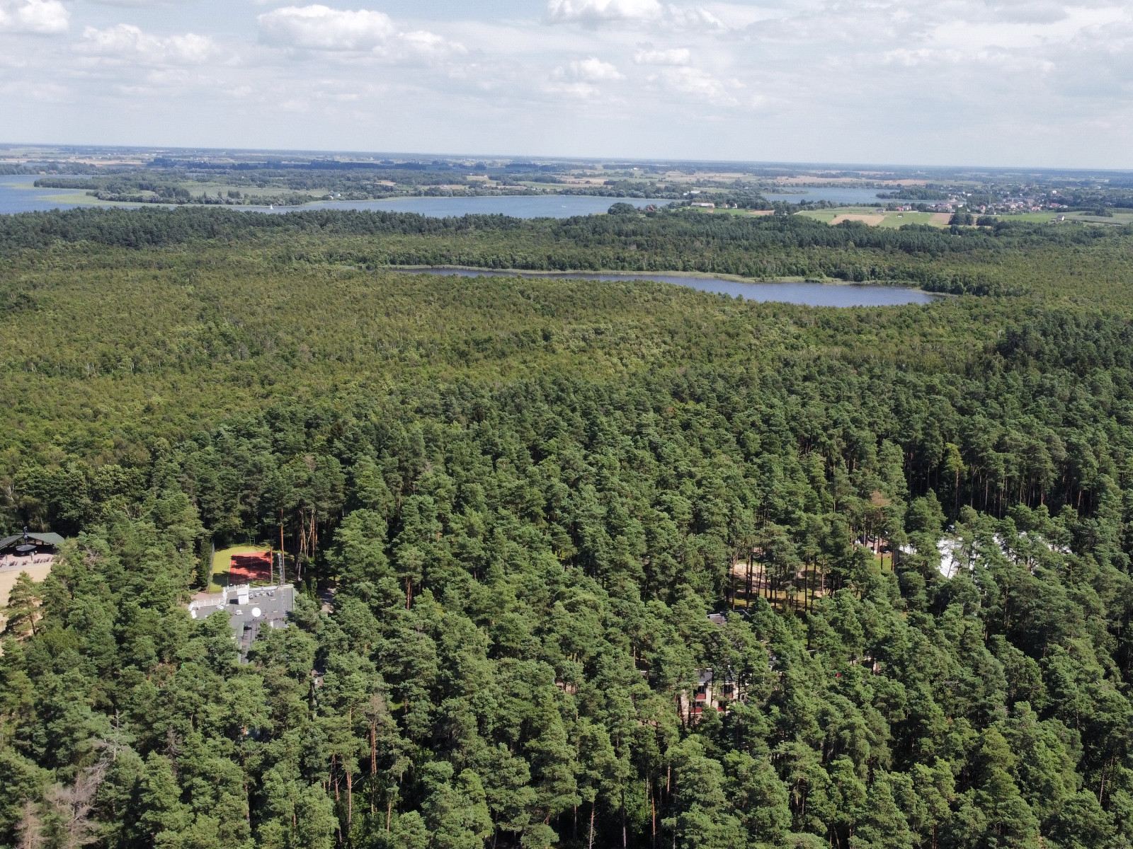 Krajobraz Rajgród wokół ośrodka